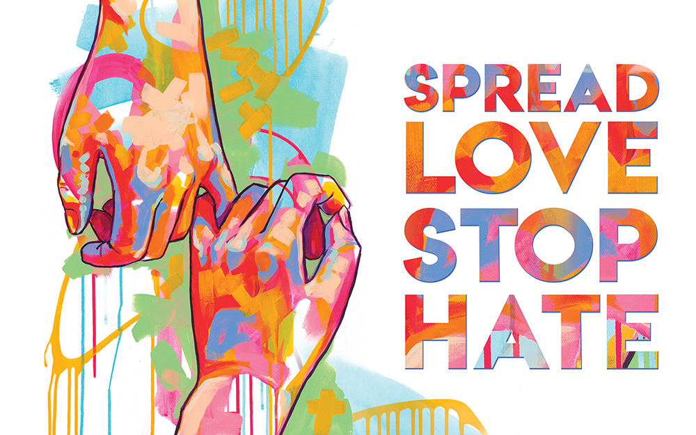 Spread Love Stop Hate Artwork